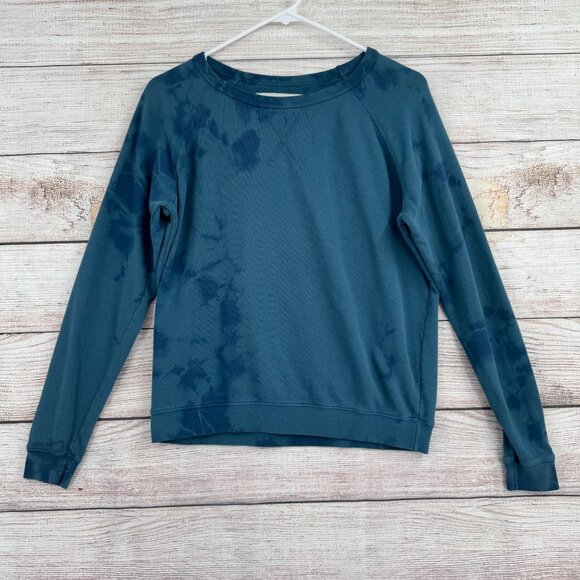 Mollusk‎ Surf Tie Dye Crew Neck Sweatshirt Women's Size XS Blue - Picture 1 of 8